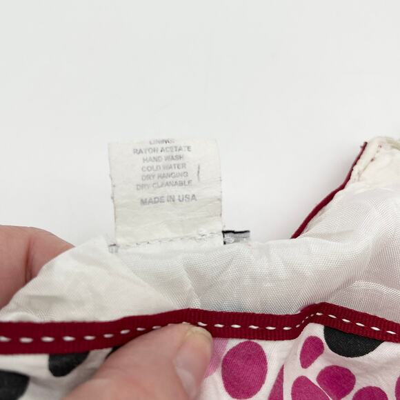 Lapis Womens Polka Dot A Line Skirt Medium USA Made Y2K Retro Festival Fun Artsy - Picture 7 of 11